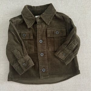 Banana Republic Green Corduroy Shirt 6-12 month